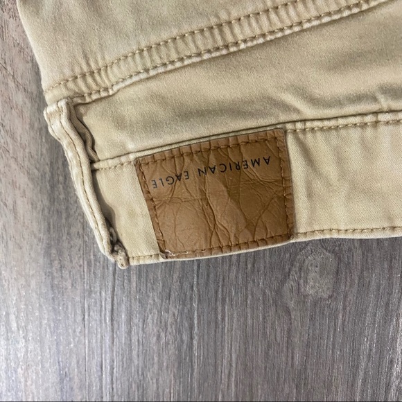 khaki color american eagle skinny jeans - Picture 6 of 6